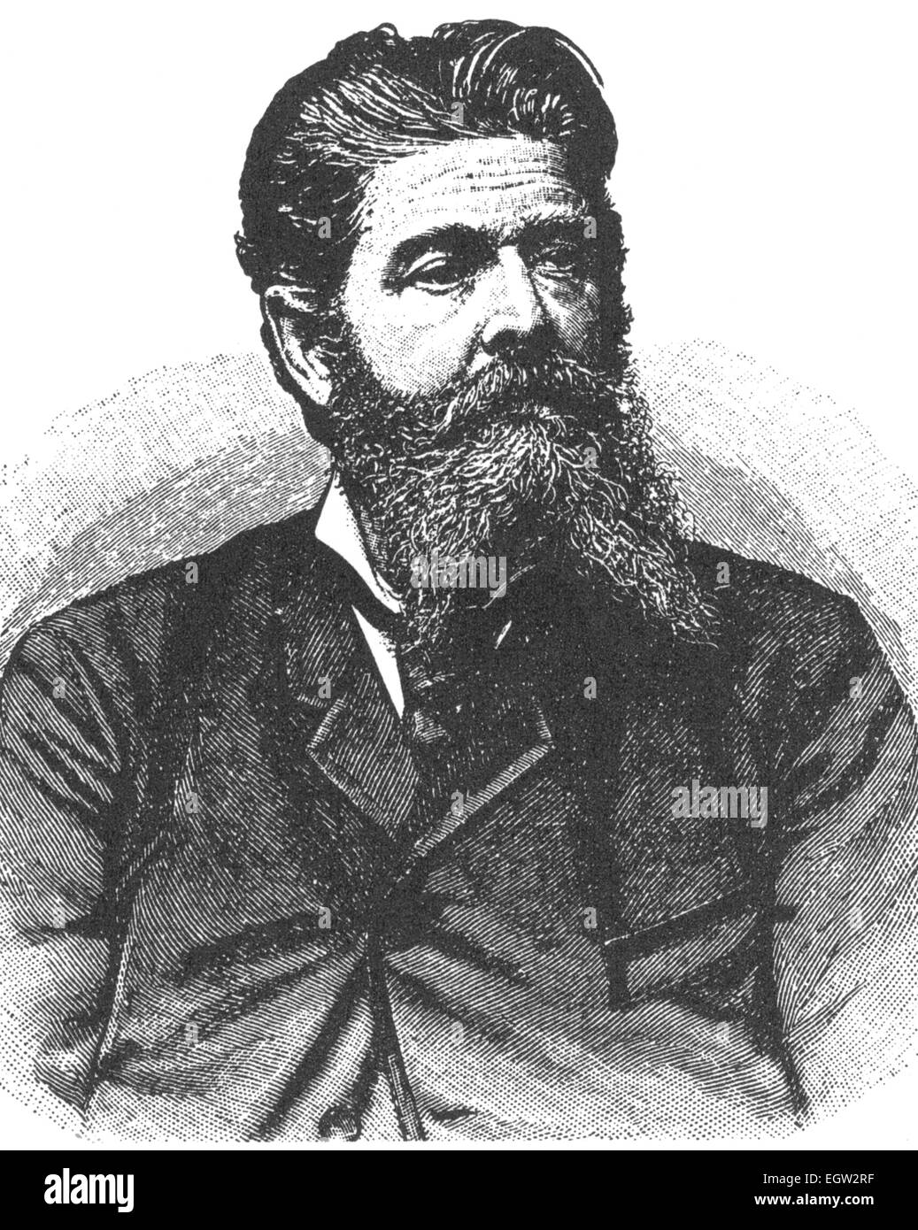 HERMANN WISSMAN (1853-1905) German explorer Stock Photo