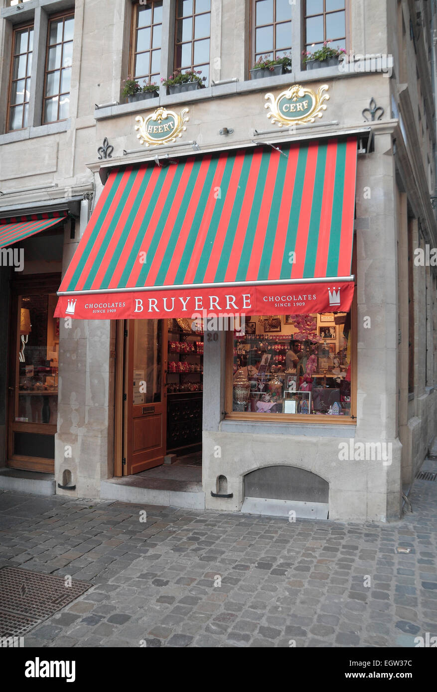 The Bruyerre chocolate shop on Grote Markt (Grand Place), Brussels