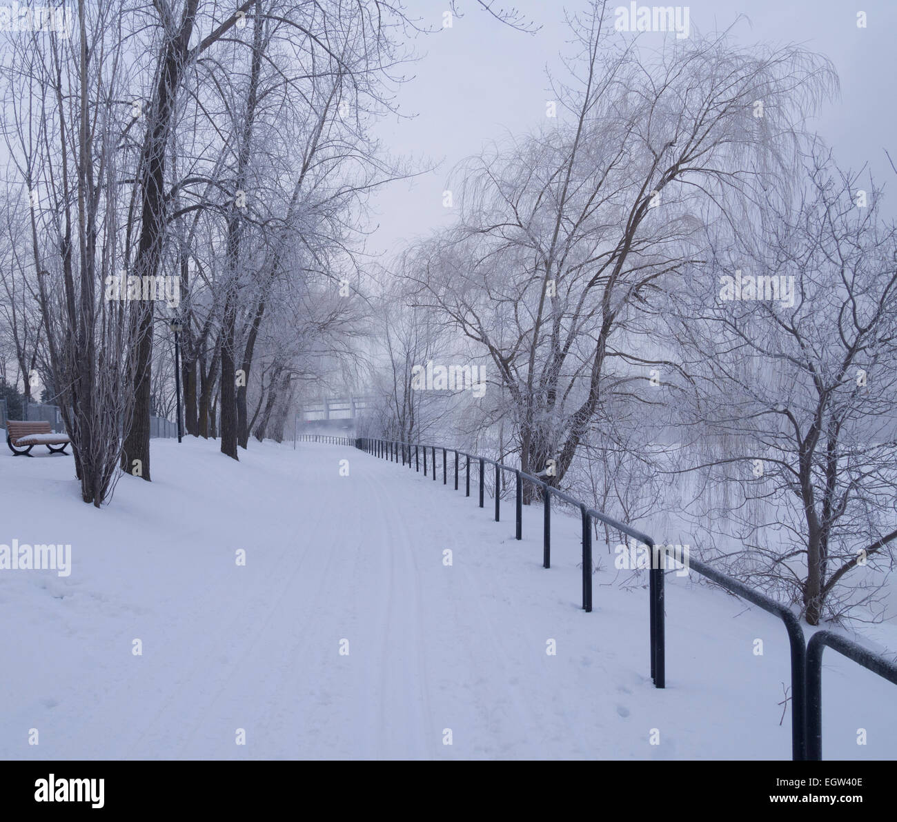 Parcnature de l'IledelaVisitation Stock Photo Alamy