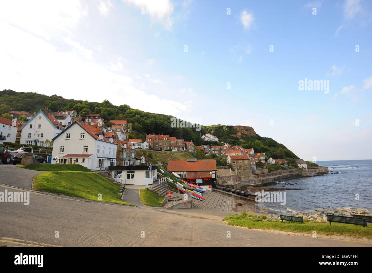 Runswick Bay, North Yorkshire, UK. 10th June 2013. Runswick Bay, North ...