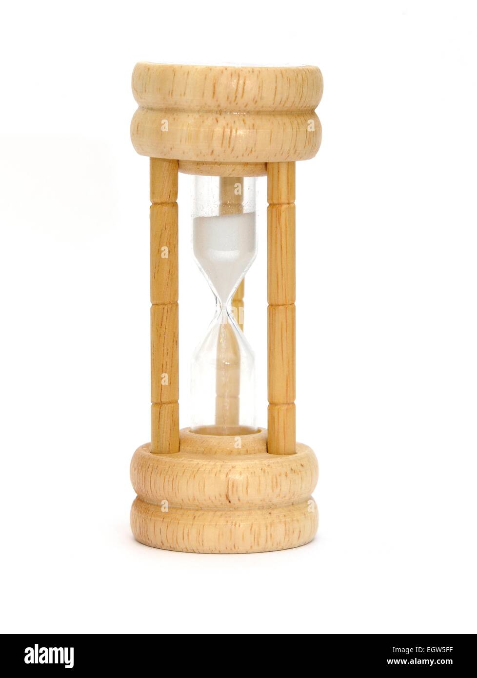A traditional kitchen 3 minute egg timer Stock Photo
