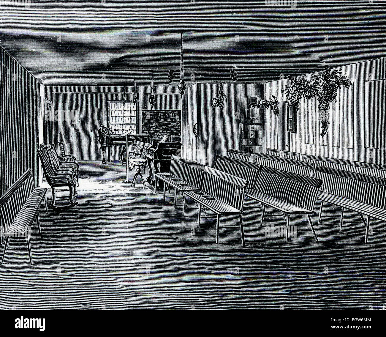 Shaker community 1800's hires stock photography and images Alamy