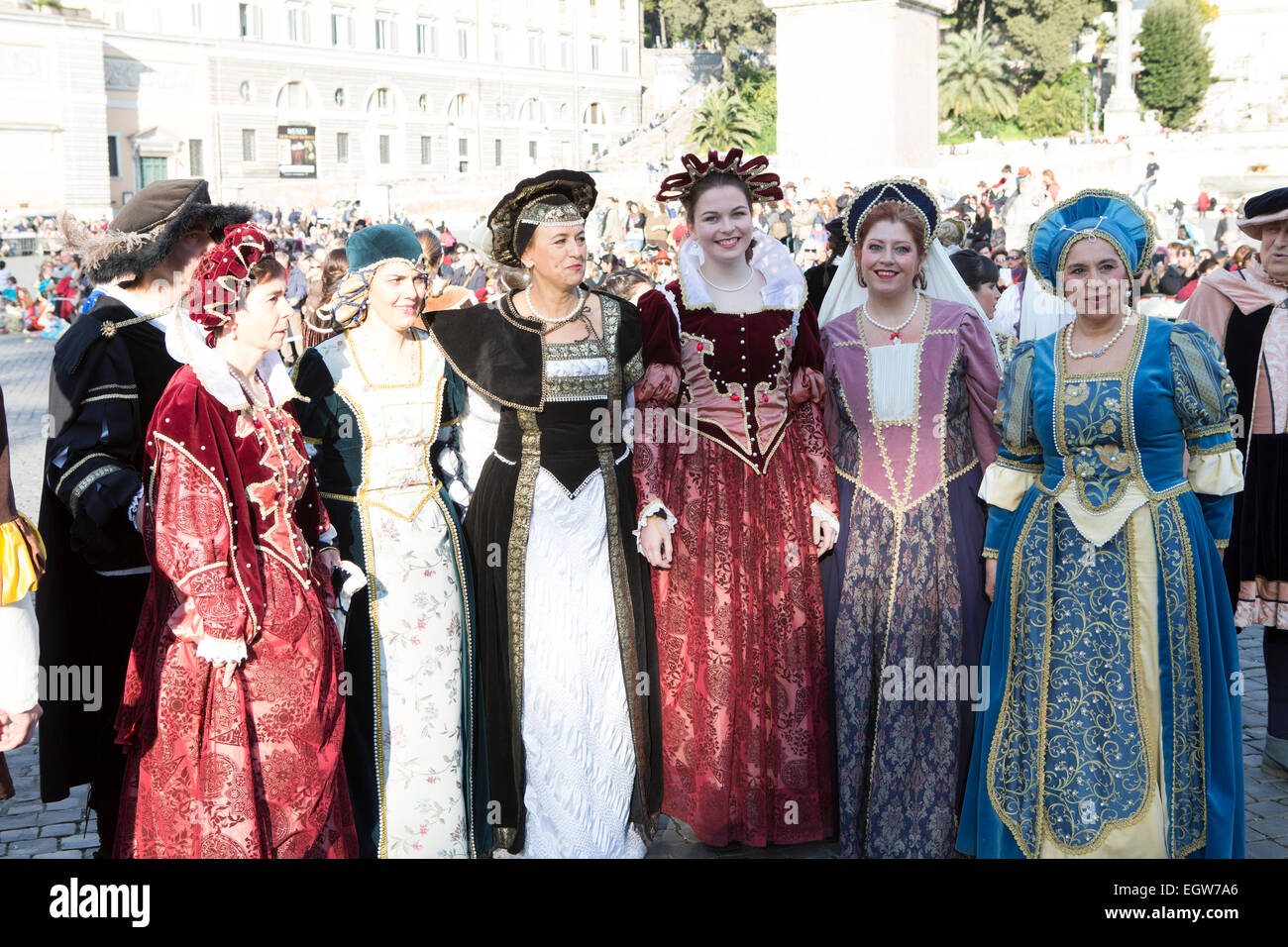 Parade for Carnevale Romano 2015, Rome, Italy Stock Photo - Alamy