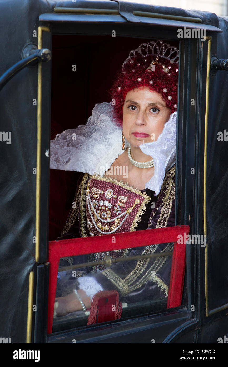 Parade for Carnevale Romano 2015, Rome, Italy Stock Photo - Alamy