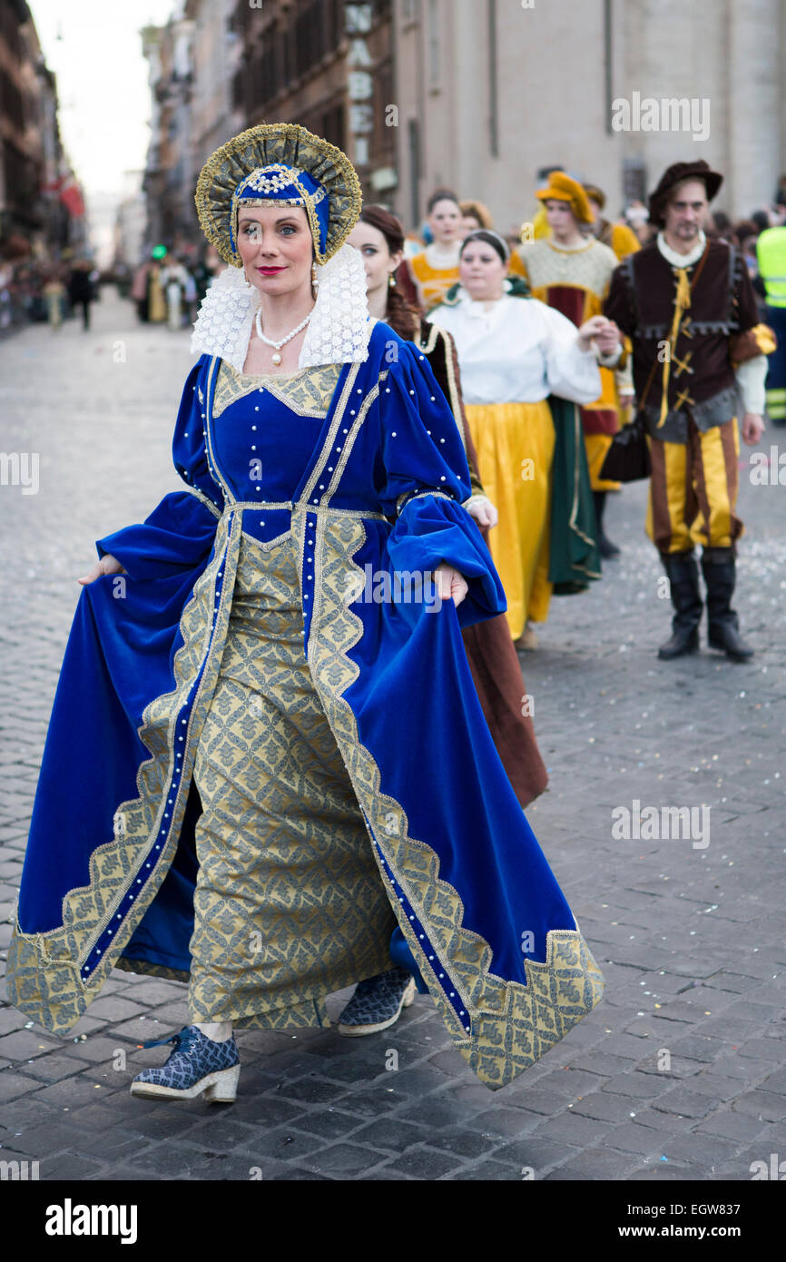 Parade for Carnevale Romano 2015 Stock Photo - Alamy