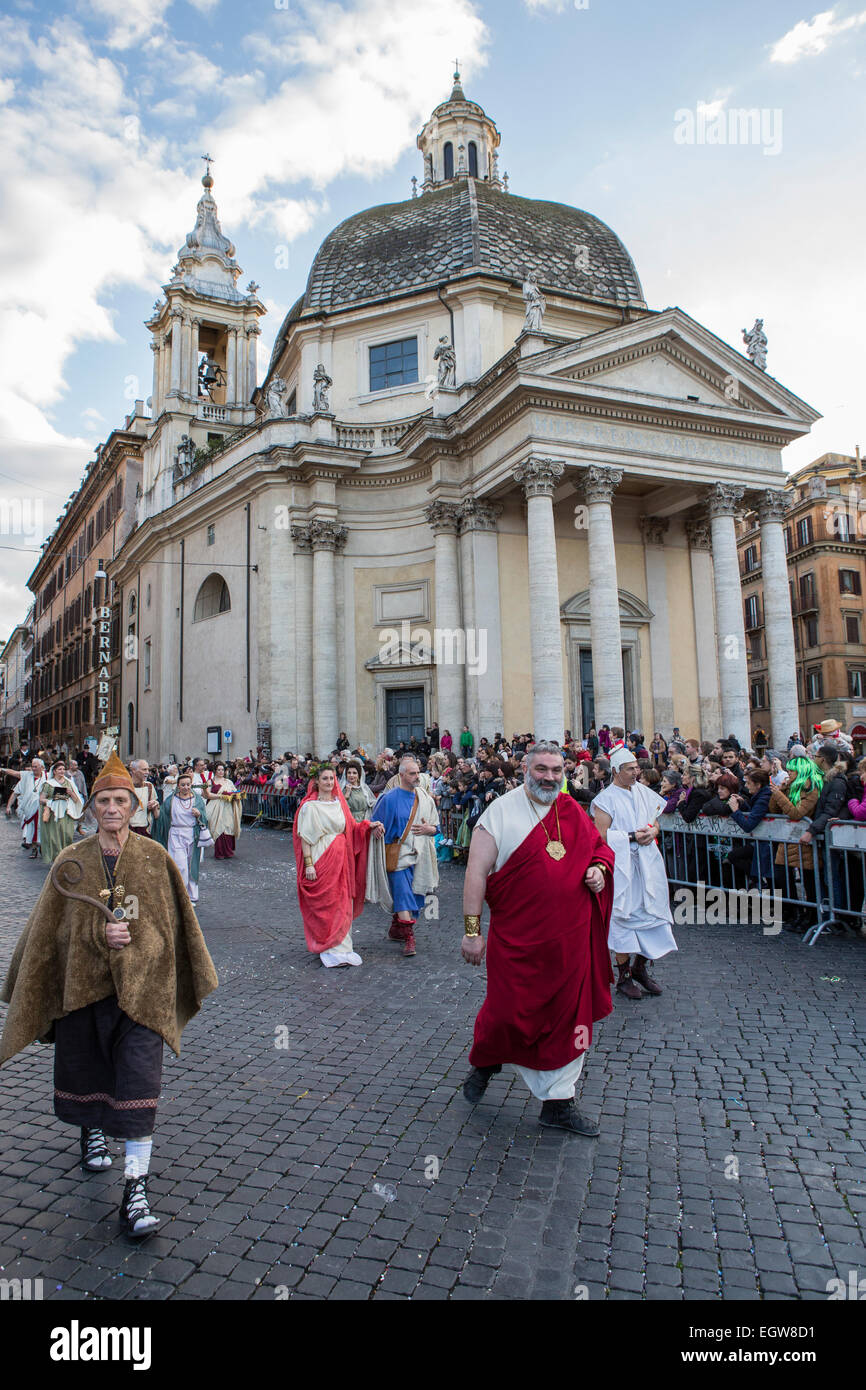 Parade for Carnevale Romano 2015 Stock Photo - Alamy