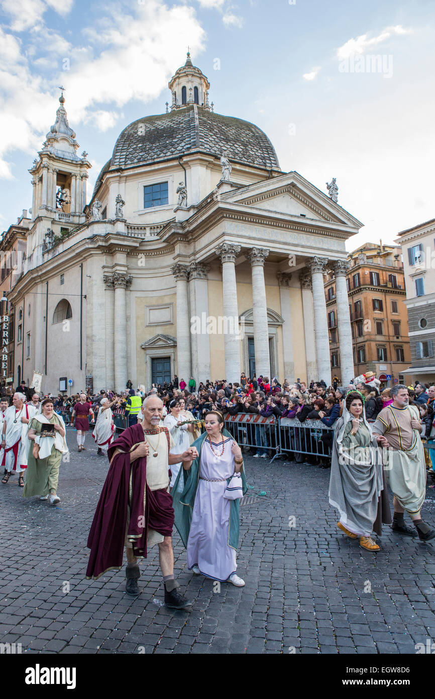 Parade for Carnevale Romano 2015 Stock Photo - Alamy