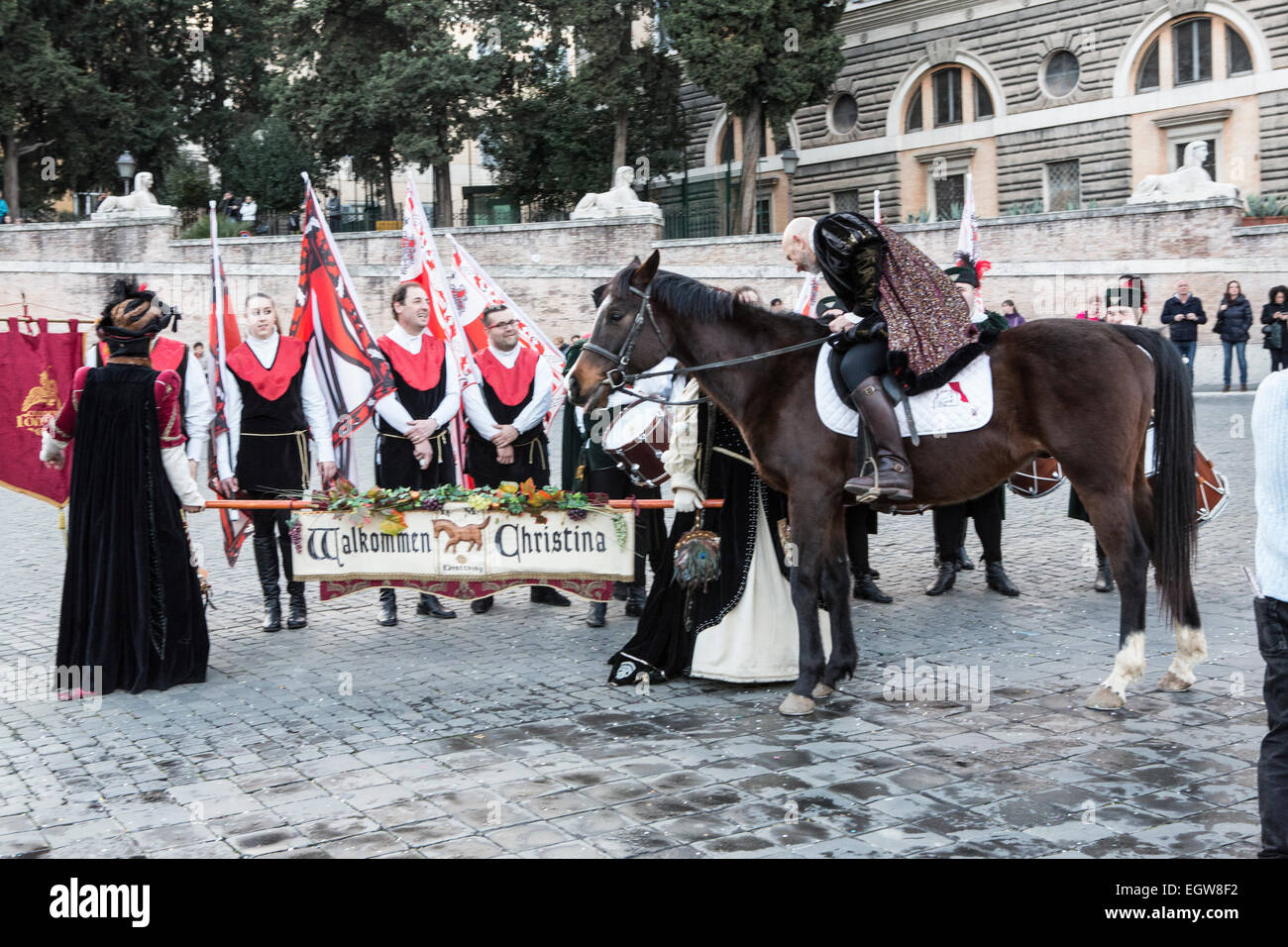 Parade for Carnevale Romano 2015, Rome, Italy Stock Photo - Alamy