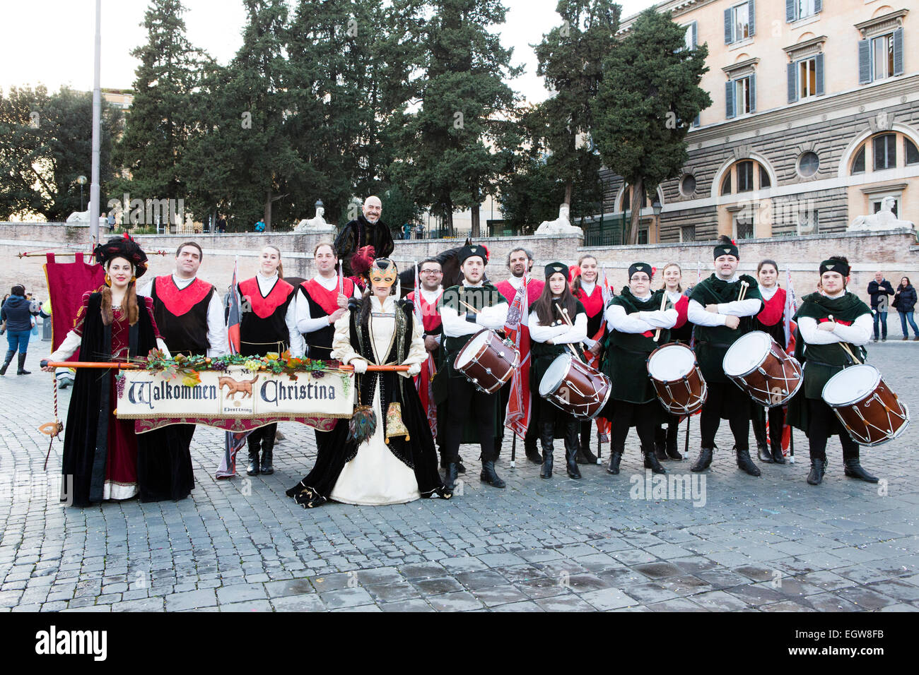 Parade for Carnevale Romano 2015, Rome, Italy Stock Photo - Alamy