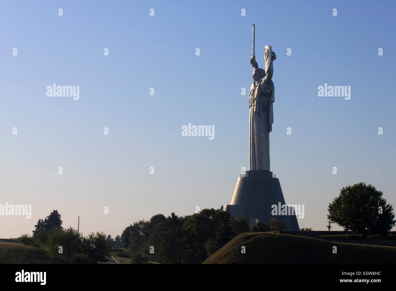 The Motherland Monument in Kiev, Ukraine Stock Photo