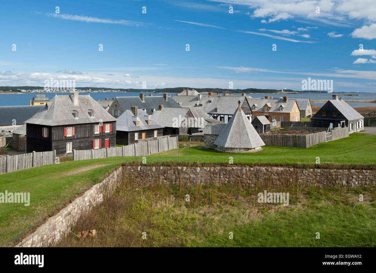 Fortress Louisbourg National Historic Site, Canada Stock Photo