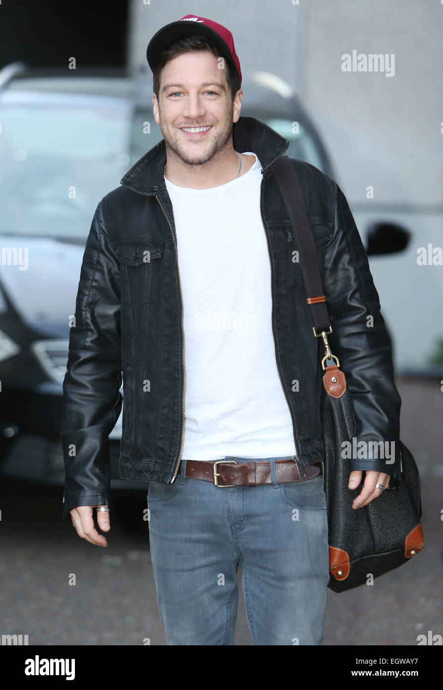 Matt Cardle outside the ITV studios Featuring: Matt Cardle Where