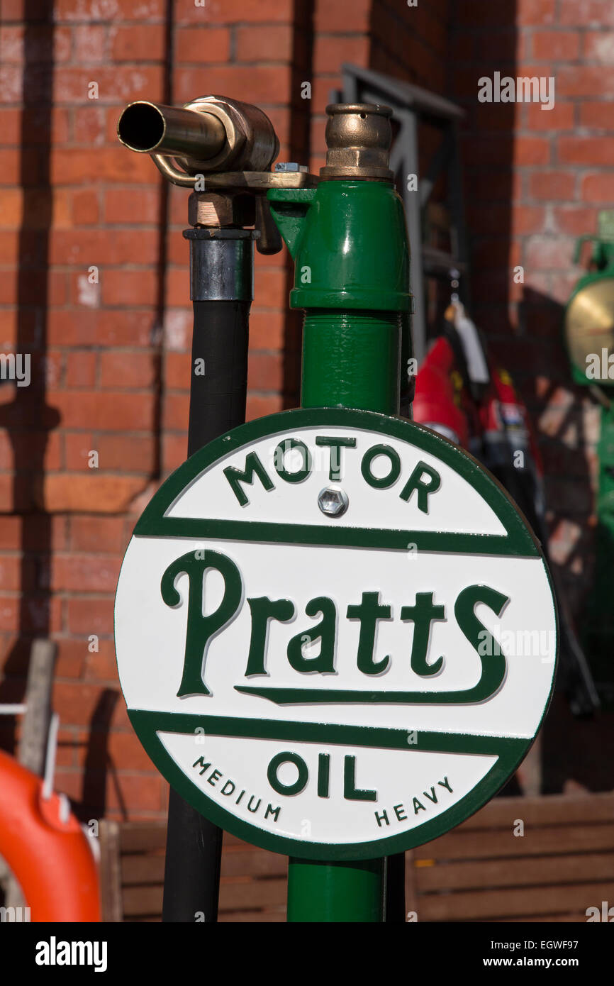 Pratts Motor Oil pump, Ramsgate, Kent Stock Photo Alamy
