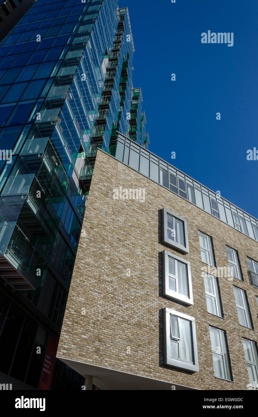 Avant-Garde Tower, Sclater Street, London Stock Photo