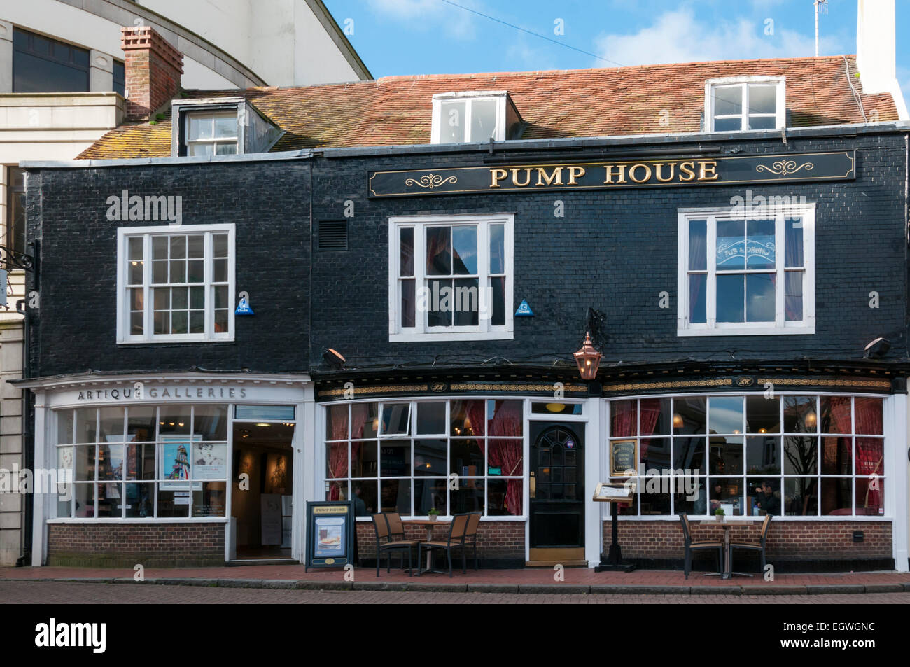 The Pump House public house in Brighton. Stock Photo