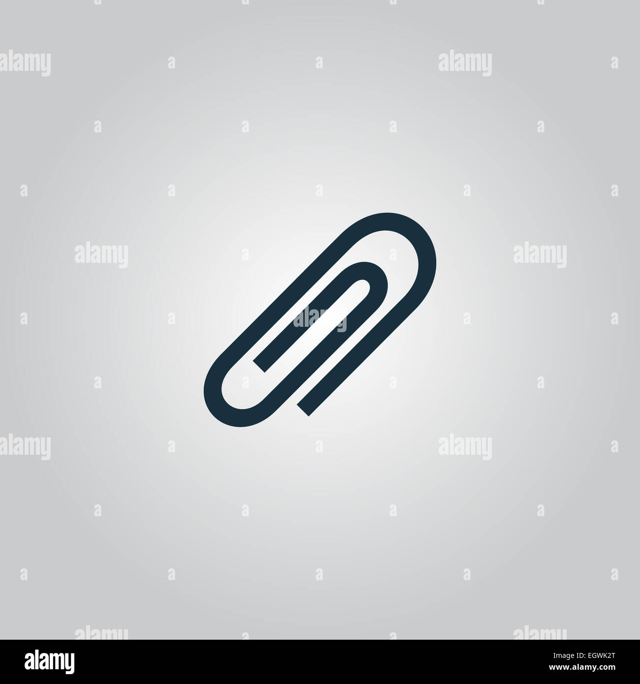 Paperclip icon paperclip symbol flat hires stock photography and