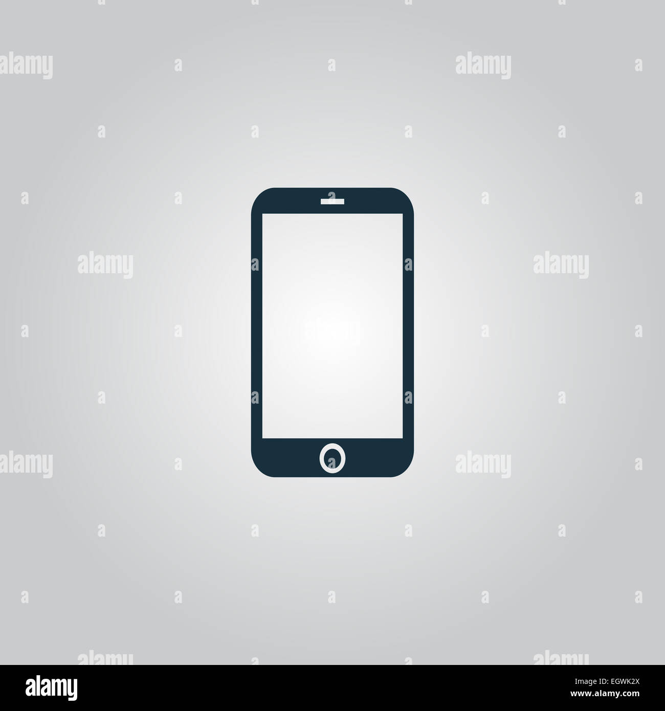 Mobile mini tablet icon Stock Photo