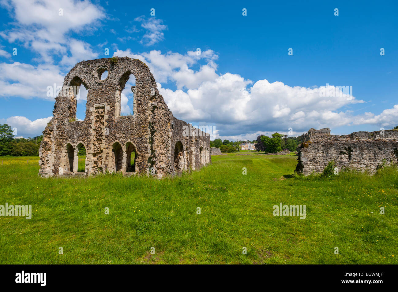 Waverley abbey ruins , farnham, surrey hires stock photography and