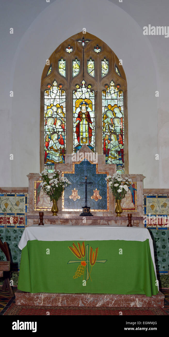 Altar & Stained Glass Window The parish church of St John the