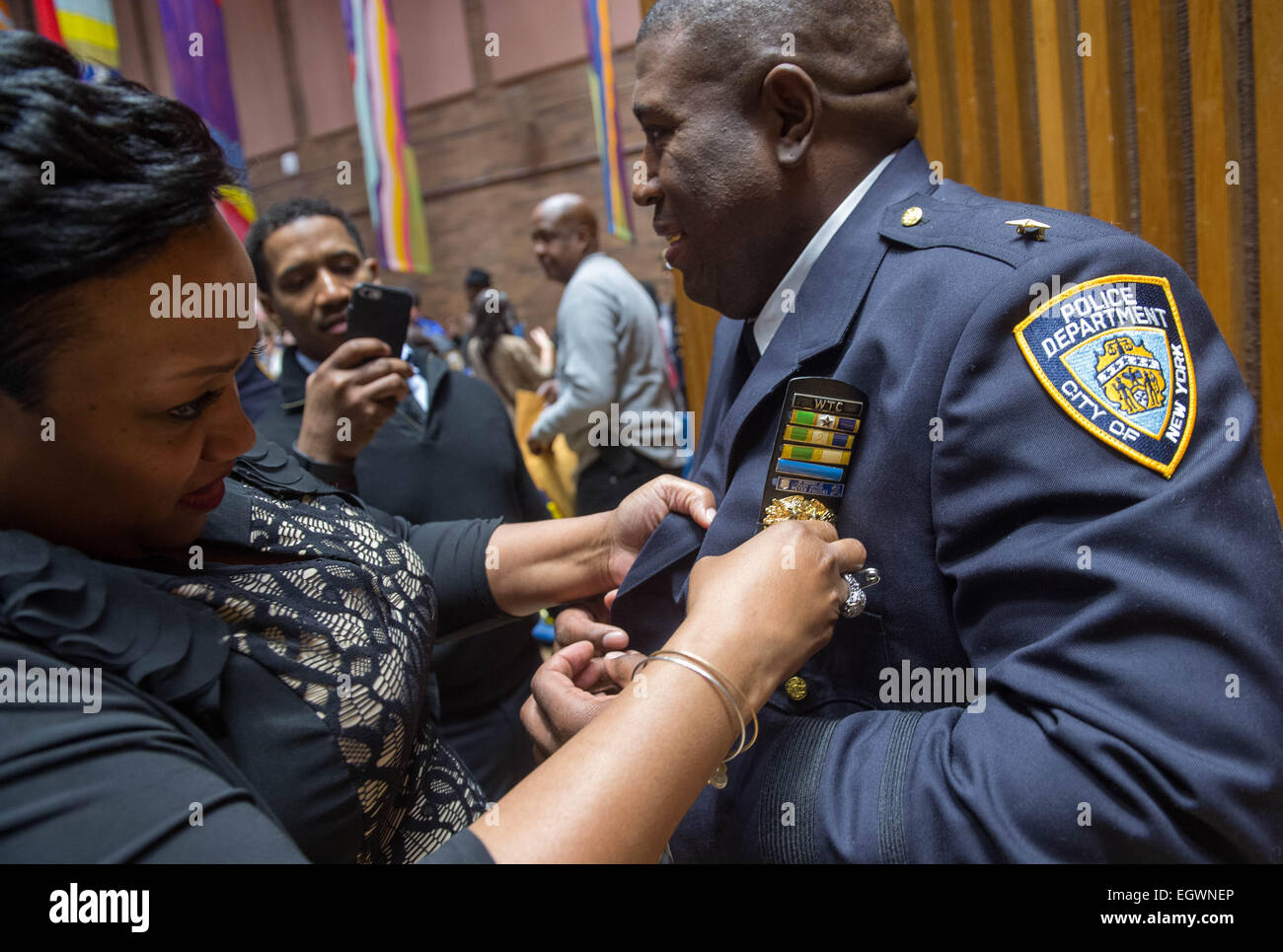 Manhattan, New York, USA. 2nd Mar, 2015. Jeffrey Maddrey, promoted to
