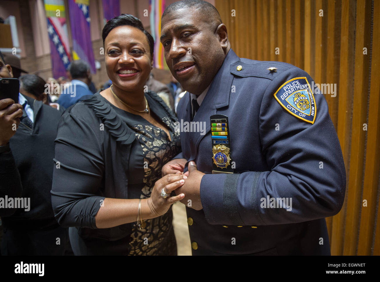 Manhattan, New York, USA. 2nd Mar, 2015. Jeffrey Maddrey, promoted to