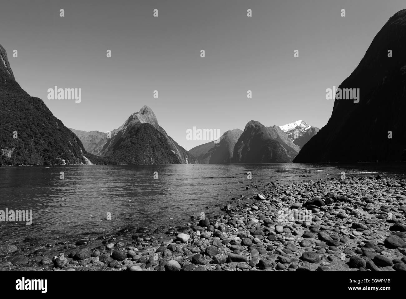 Milford Sound, Fiordland, South Island, New Zealand Stock Photo Alamy