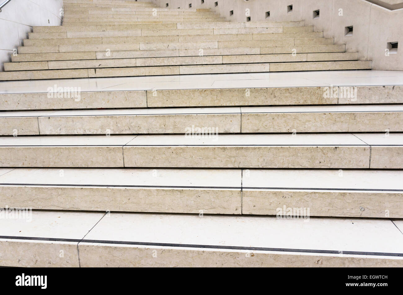 Marble steps Stock Photo