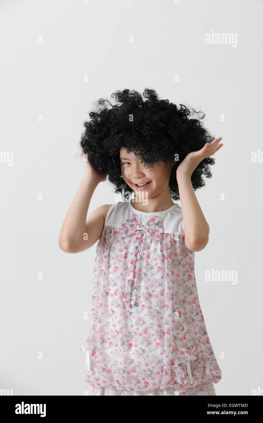 Black Chinese Styled Wig Adult Size China Girl Hair main image 0