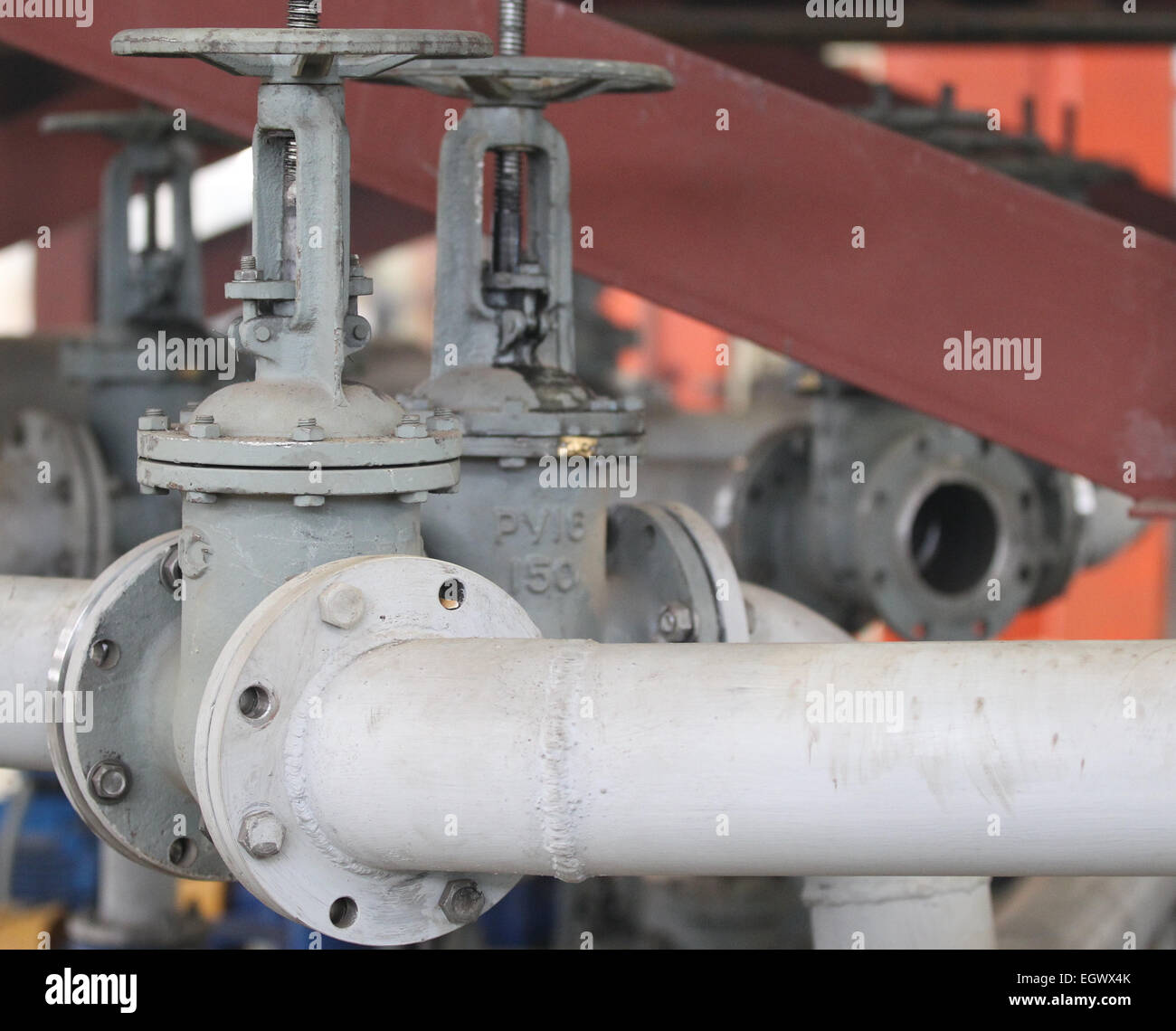 valves for the control and supply of fluids of different machines Stock