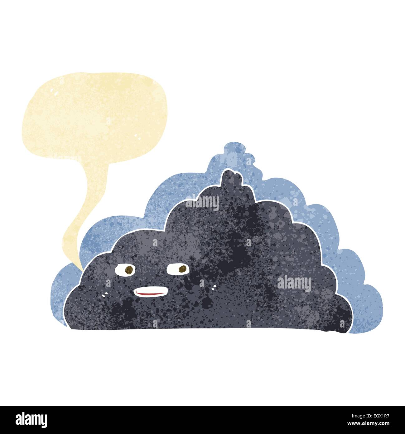 cartoon cloud with speech bubble Stock Vector Image & Art - Alamy