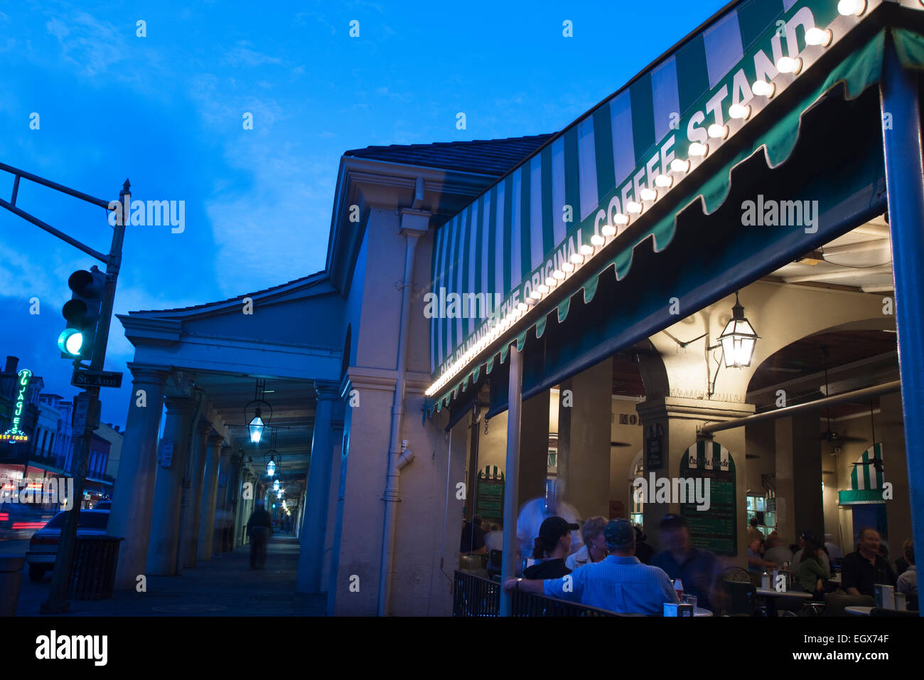 CAFE DU MONDE COFFEE STAND JACKSON SQUARE FRENCH QUARTER DOWNTOWN NEW