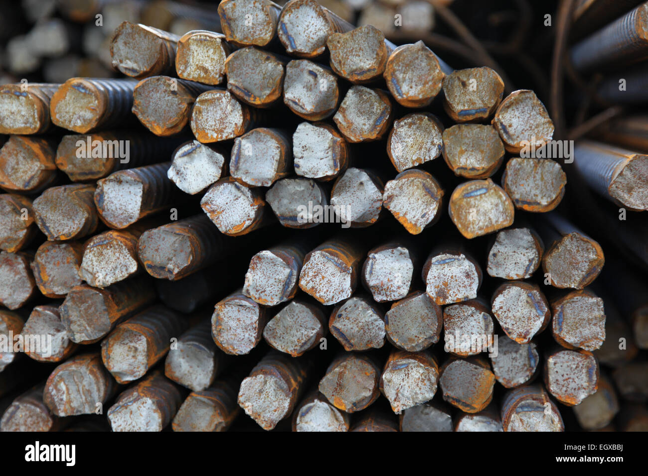 fitting the basis of modern building structures Stock Photo Alamy