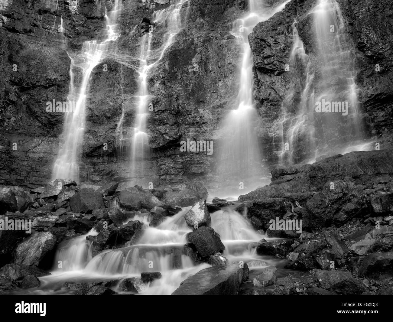 Jasper alberta tourist attraction Black and White Stock Photos & Images