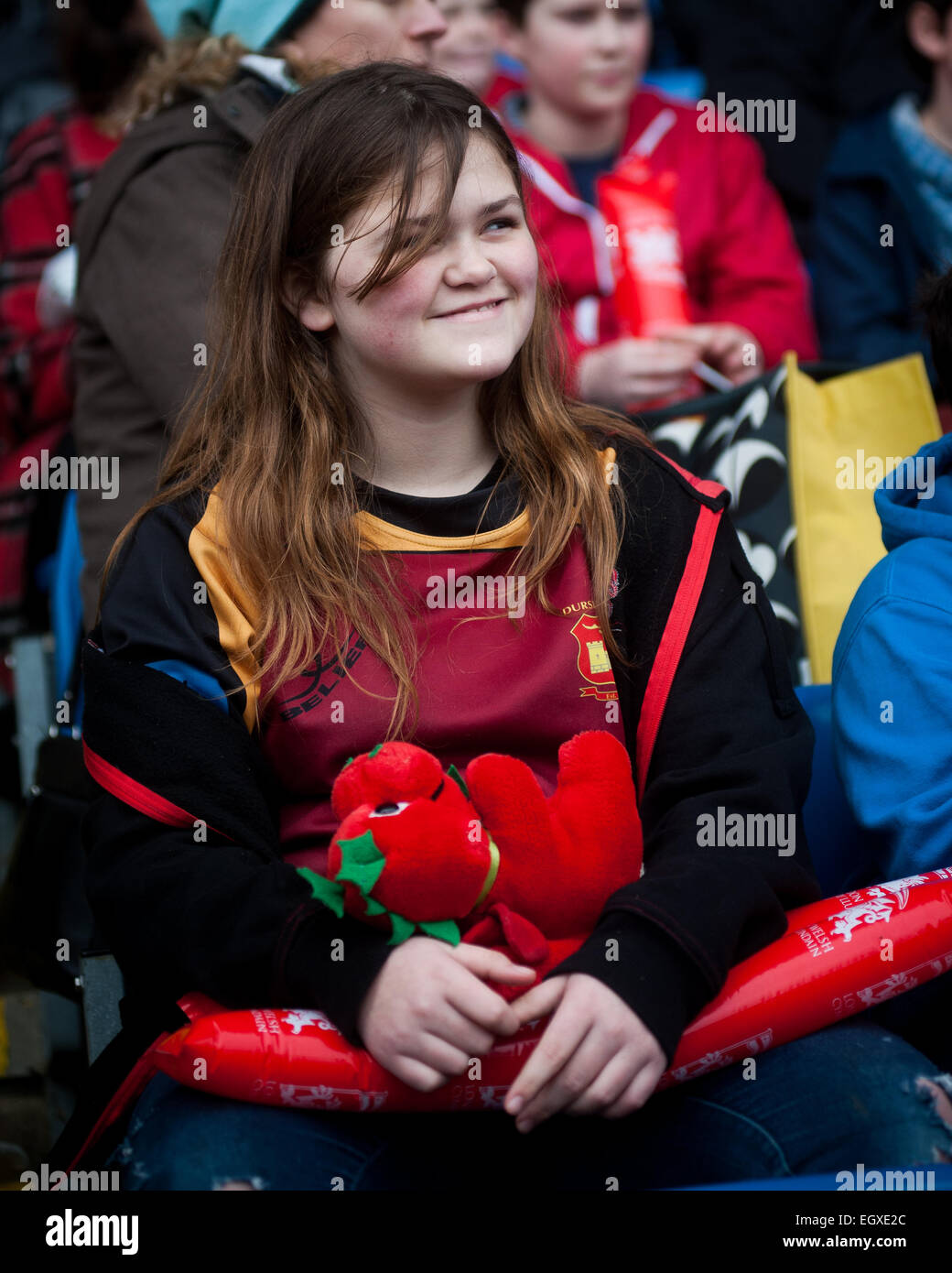 Pix of Welsh supporters at London Welsh v London Irish Aviva