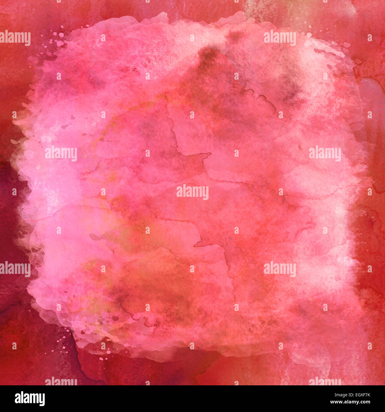 Pink Watercolor Paper Background Texture Stock Photo