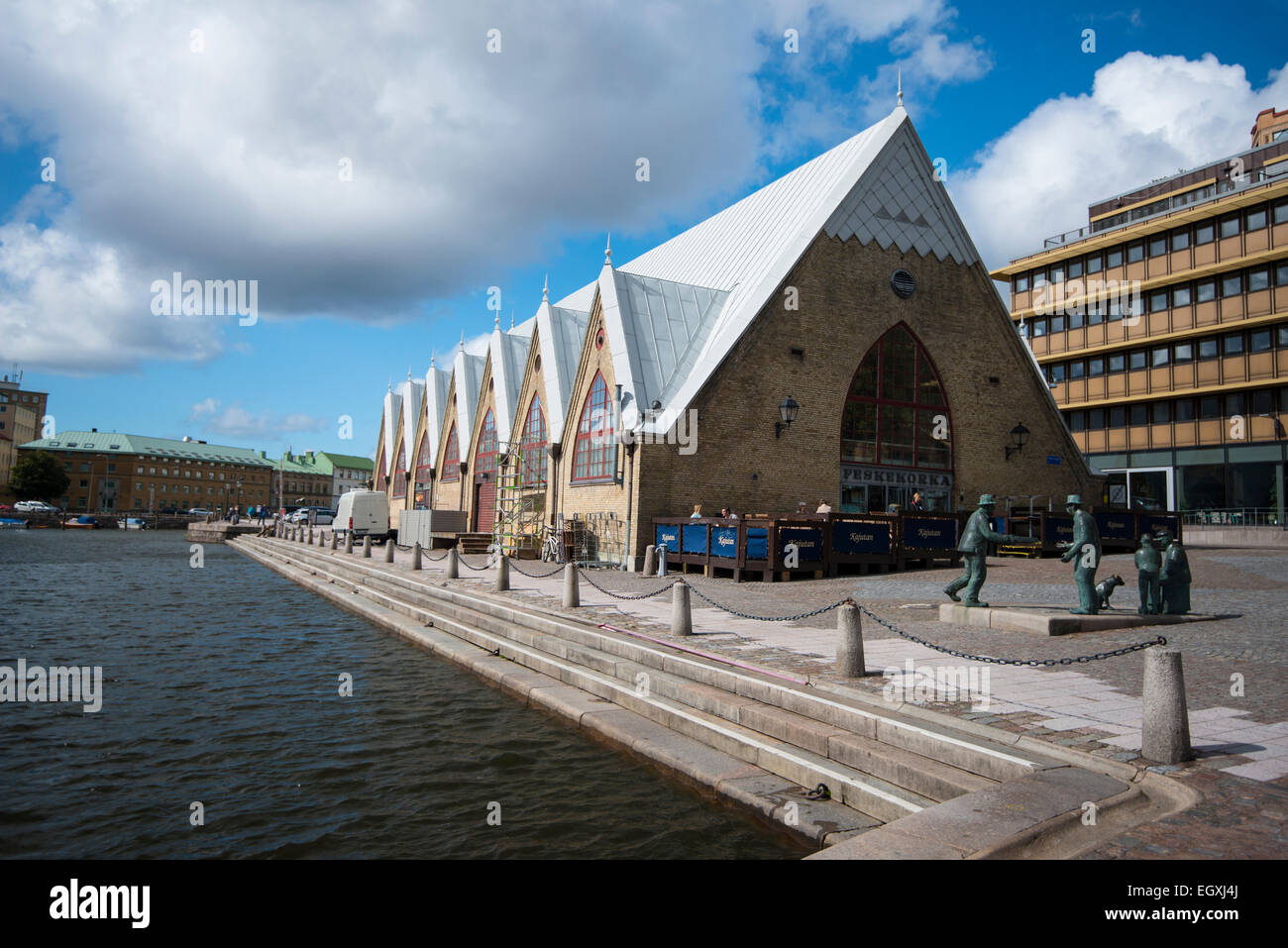 Sweden, Gothenburg, Feskekorka Fish Market, 'the Fish Church' Stock