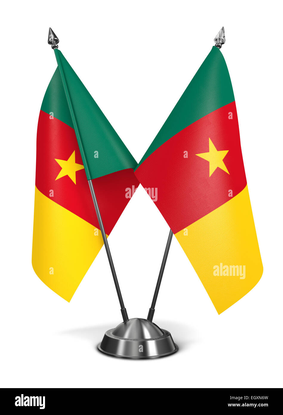 Cameroon - Miniature Flags. Stock Photo