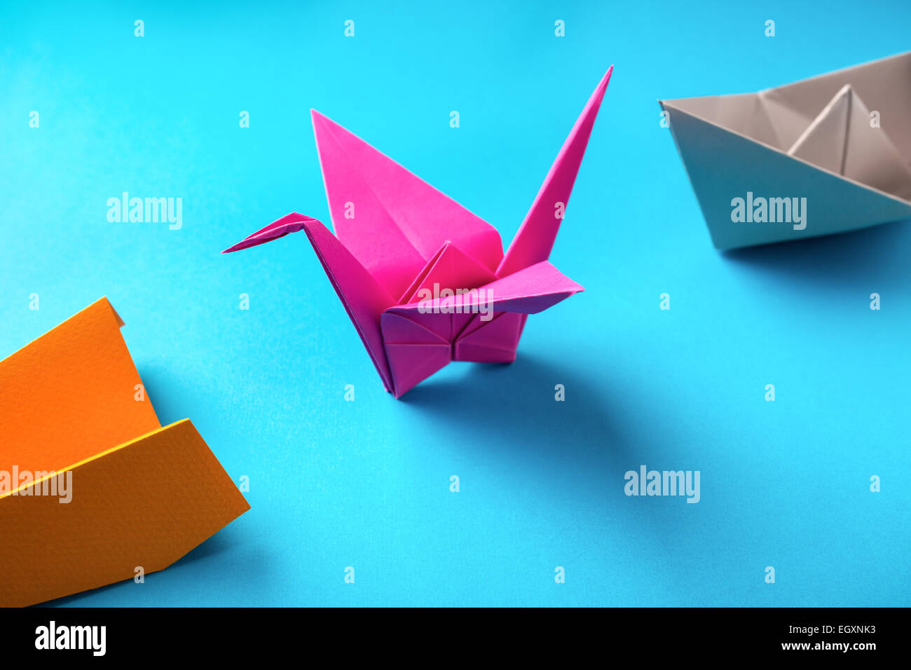 paper origami Stock Photo