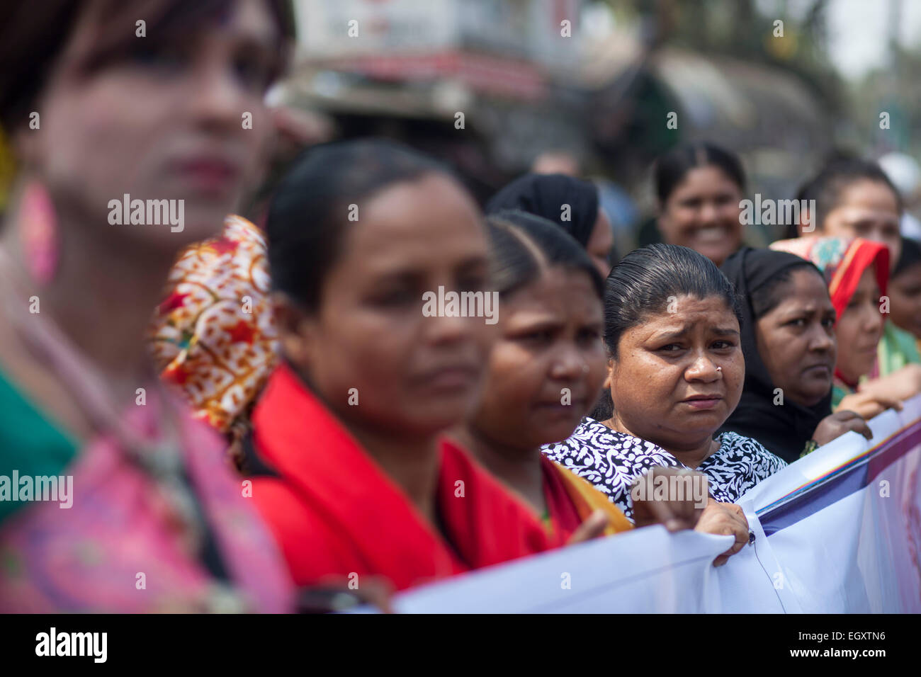 Dhaka, BangladeshSex workers in Bangladesh made human chain in front of