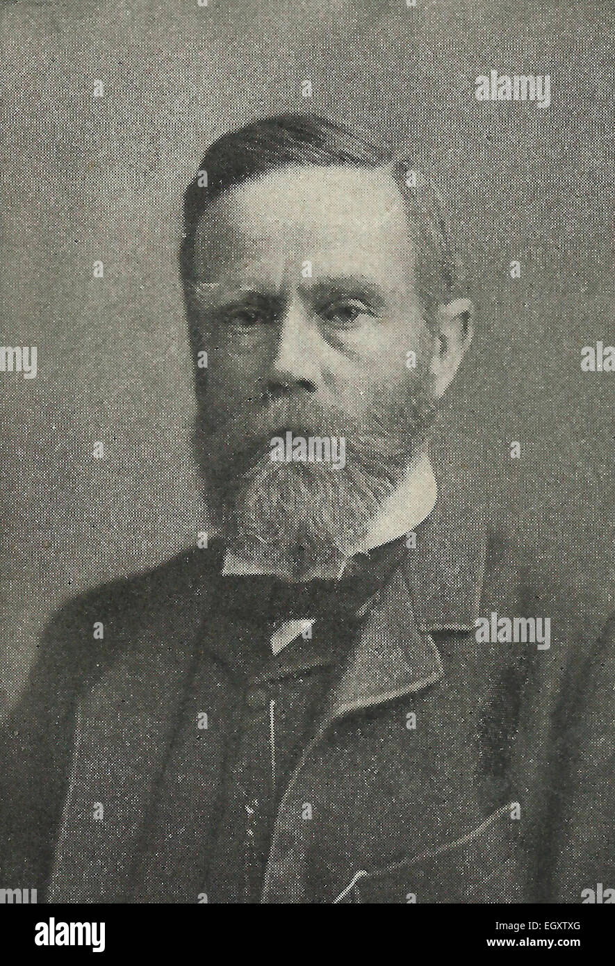 Sir J Gordon Sprigg - Late Prime Minister of the Cape Colony, South Africa, circa 1895 Stock Photo