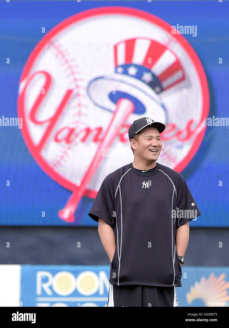 Tampa, Florida, USA. 1st Mar, 2015. Masahiro Tanaka (Yankees) MLB : New York Yankees Spring Training Fan Day after practice in Tampa, Florida, United States . © AFLO/Alamy Live News Stock Photo