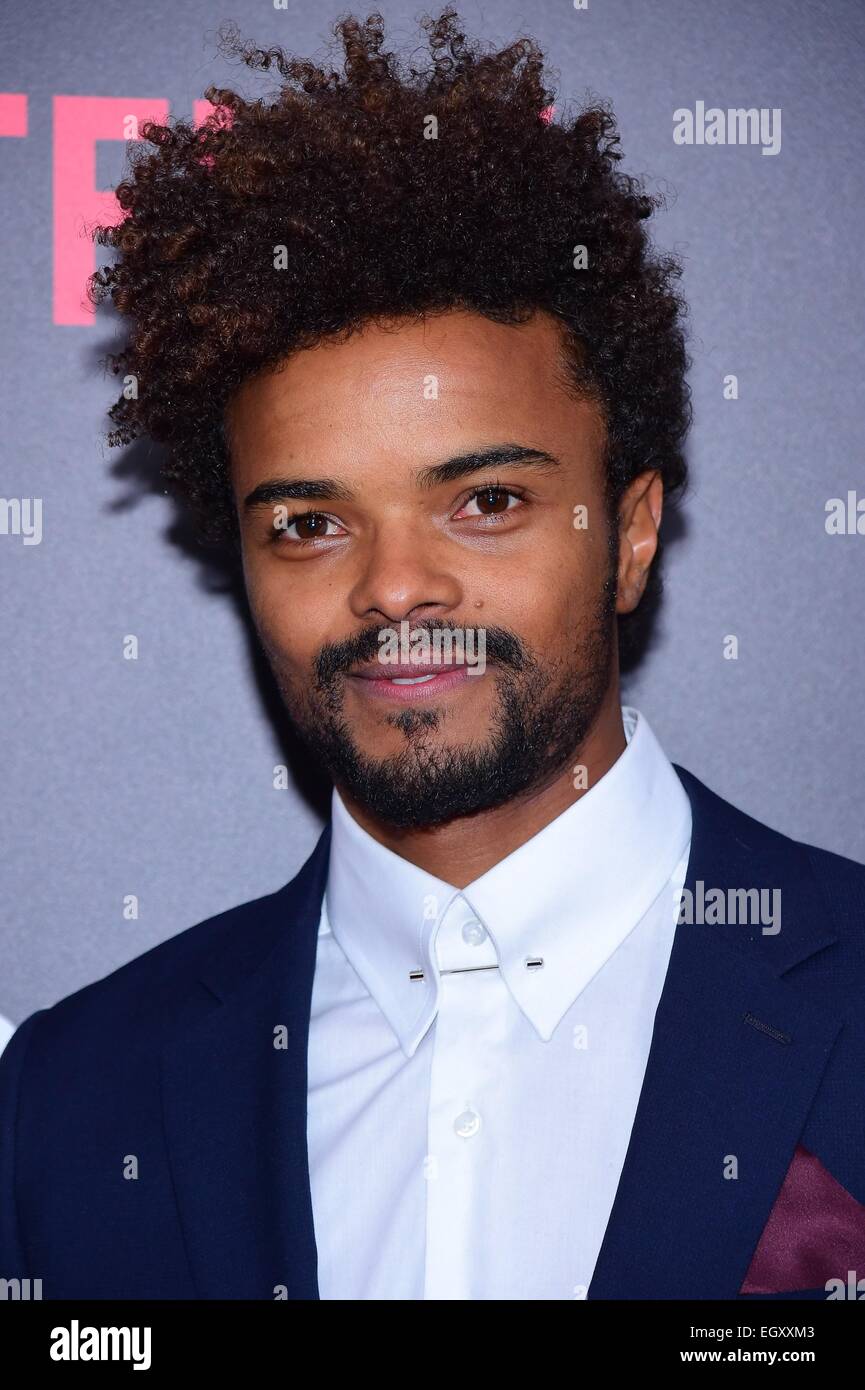 New York, NY, USA. 3rd Mar, 2015. Eka Darville at arrivals for BLOODLINE Series Premiere, The School of Visual Arts (SVA) Theatre, New York, NY March 3, 2015. Credit:  Gregorio T. Binuya/Everett Collection/Alamy Live News Stock Photo