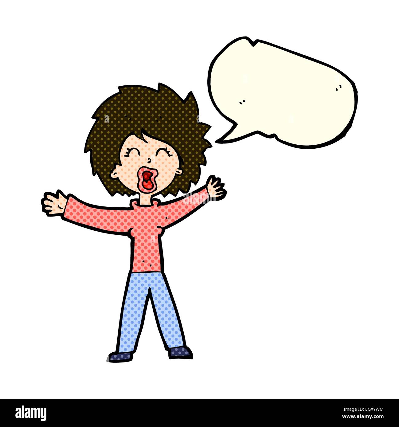 Woman scared screaming Stock Vector Images - Page 3 - Alamy