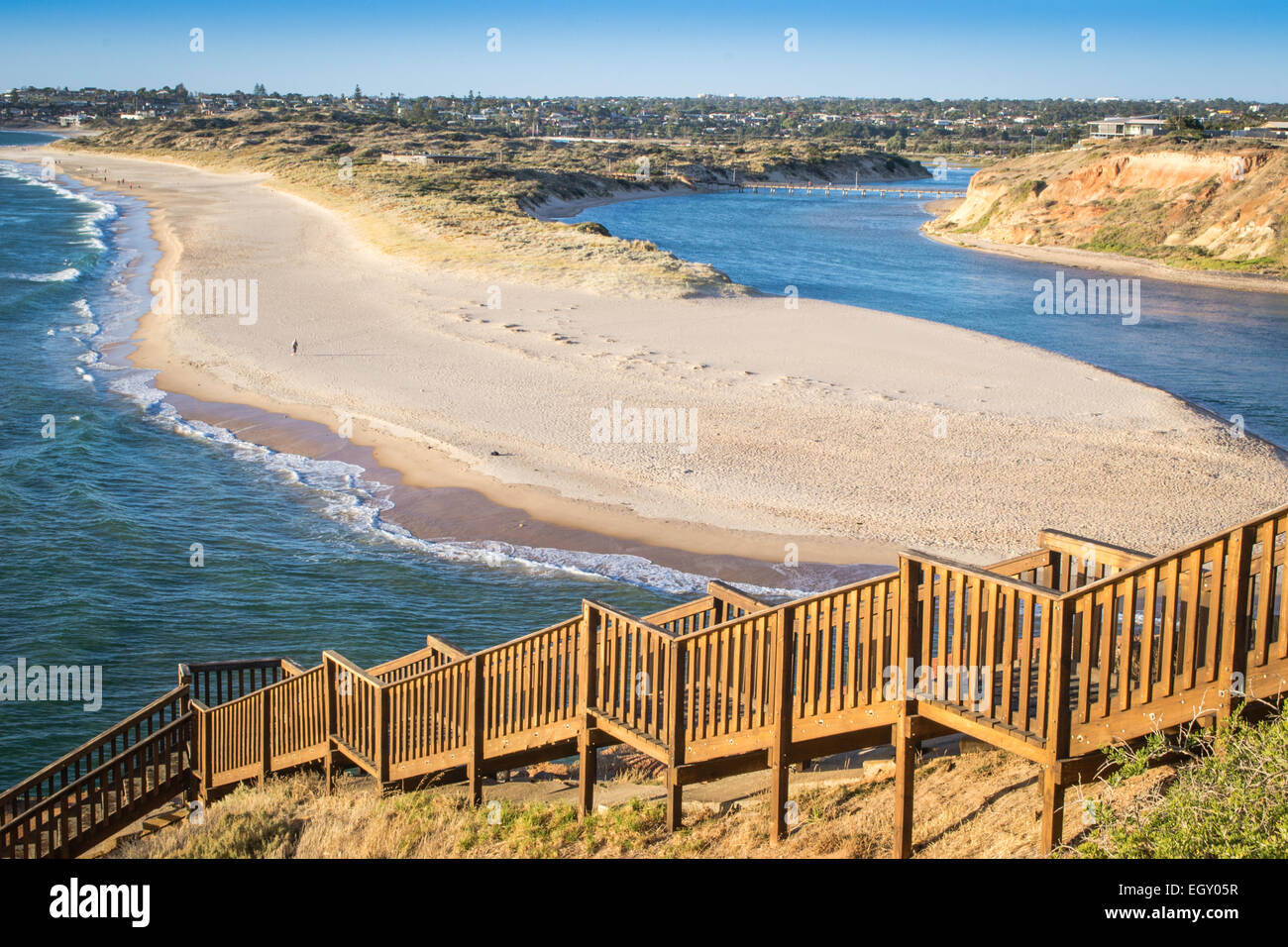 Southport beach, Port Noarlunga, South Australia Stock Photo