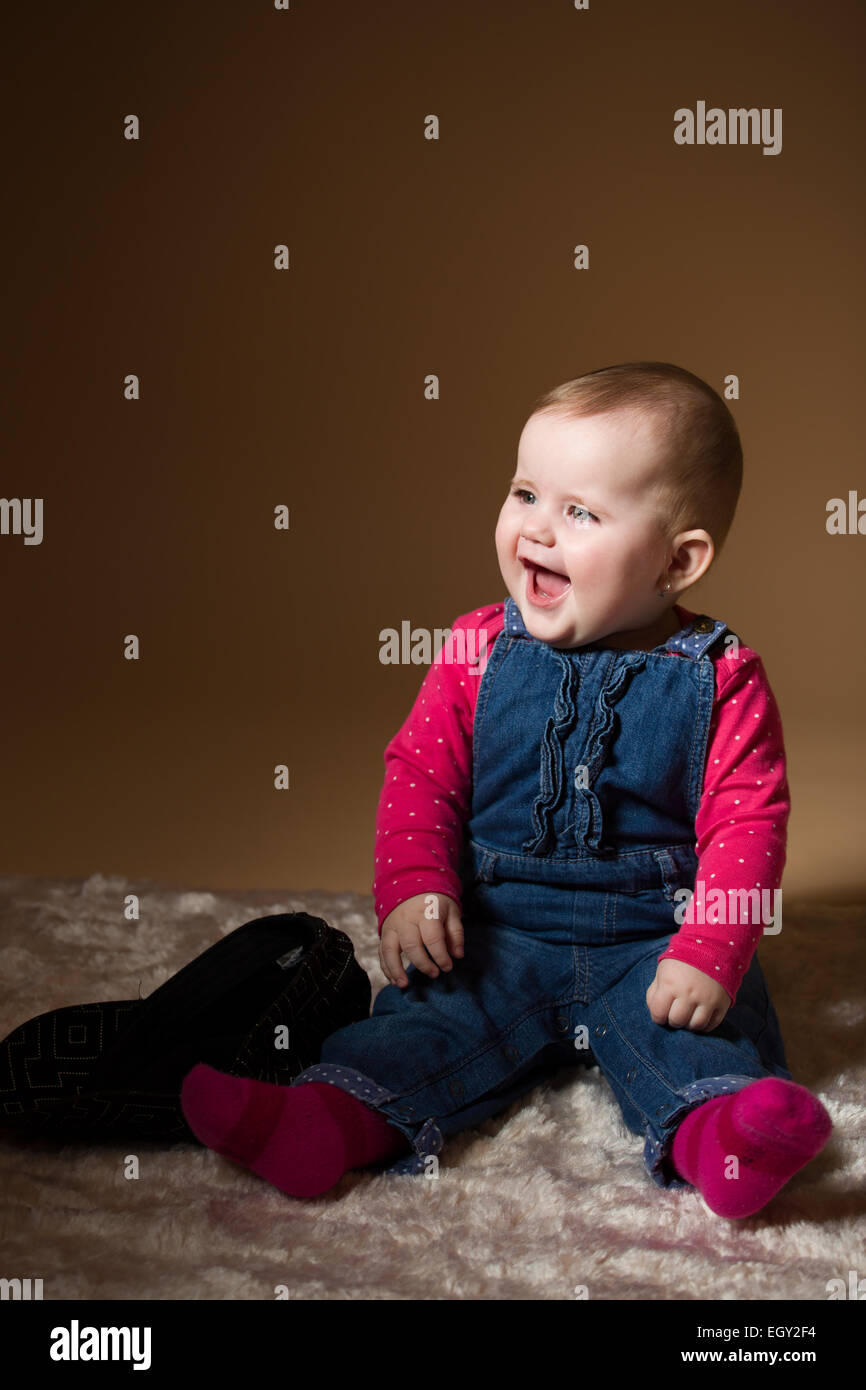 smiling infant baby the first year of the new life Stock Photo Alamy