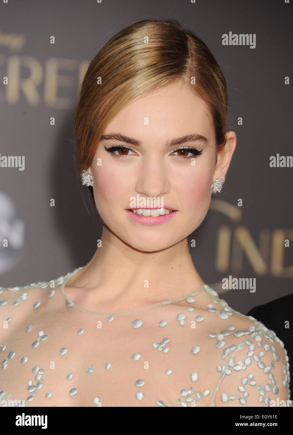 Lily james hires stock photography and images Alamy