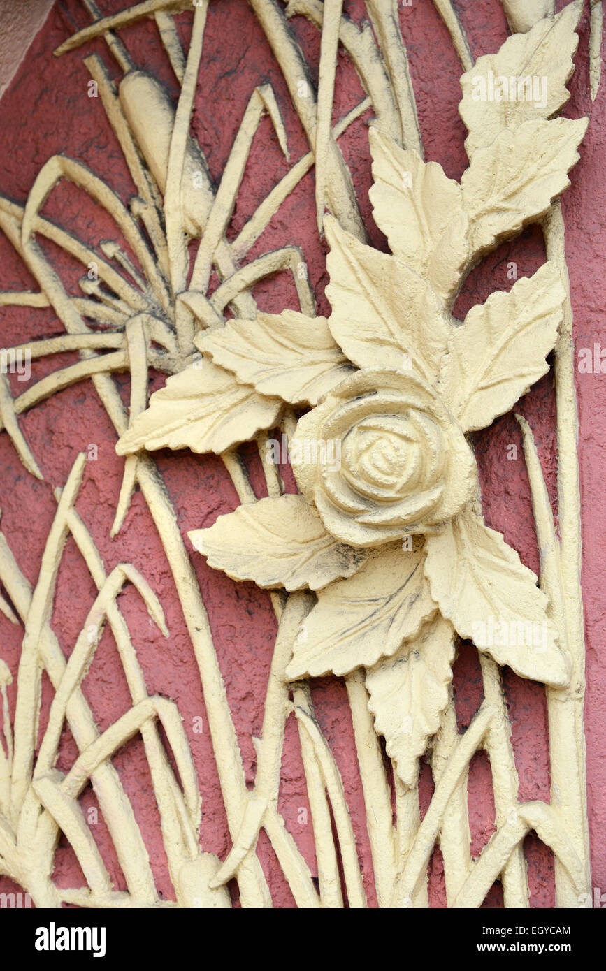 THe National Tobacco Companies Art Deco building in Napier, North Island, New Zealand. Stock Photo