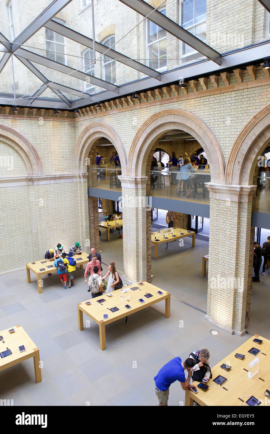 The Apple store in Covent garden London. Stock Photo