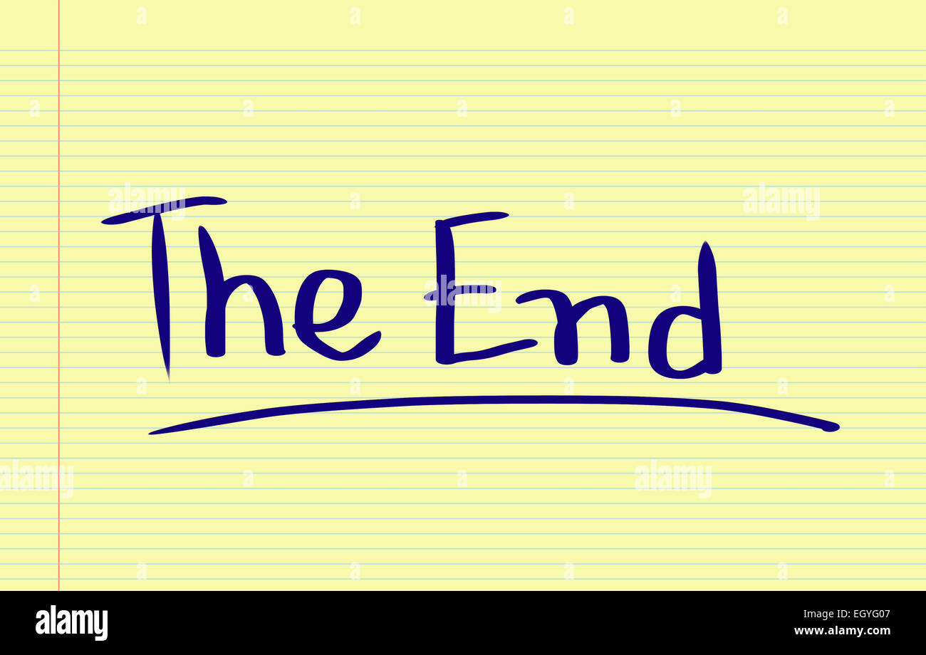 End finish concept hi-res stock photography and images - Alamy