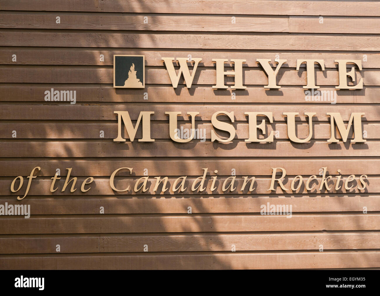 Whyte Museum of the Canadian Rockies in Banff Alberta Canada Stock Photo